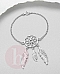 Bratara norocoasa din argint simplu model Dream Catcher