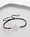 Bratara fir textil cu talisman romb din argint