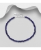 Bratara picior argint margele lapis lazuli albastre