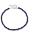Bratara picior argint margele lapis lazuli albastre