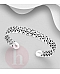 Bratara rigida argint model Flower of Life