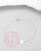 Bratara subtire din argint cu forme geometrice - patrat