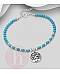 Bratara Tree of Life din argint cu pietre de turcoaz