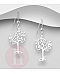 Cercei din argint model Tree of Life - Pomul Vietii