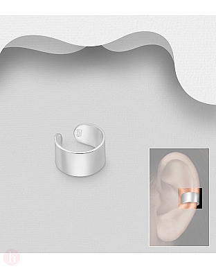 Cercel ear cuff din argint pentru o singura ureche