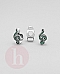 Charm - talisman din argint cu note muzicale
