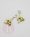 Charm - talisman din argint model albina