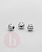 Charm - talisman din argint model biluta cu mesaj HAPPY BIRTHDAY