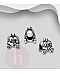 Charm - talisman din argint model caleasca