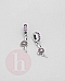 Charm - talisman din argint model flamingo roz