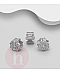 Charm - talisman din argint model fulg de zapada