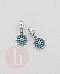 Charm - talisman din argint model timona cu cristale
