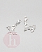 Charm - talisman din argint pentru bratara, model fluture