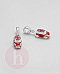 Charm - talisman din argint model masina rosie