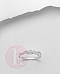 Inel argint 2 fire cristale Zirconia