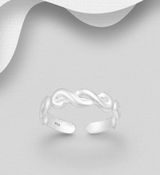 Inel argint picior infinity