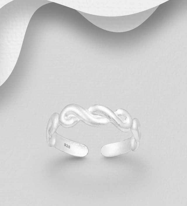 Inel argint picior infinity