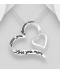 Pandantiv cu mesaj "Love you forever mom, Love you mom"