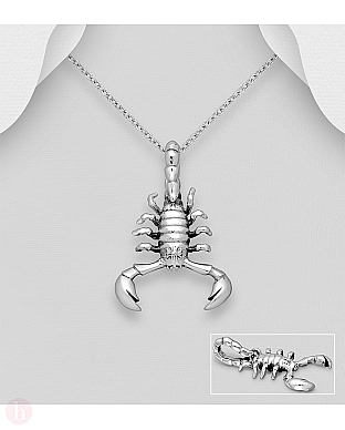 Pandantiv scorpion din argint